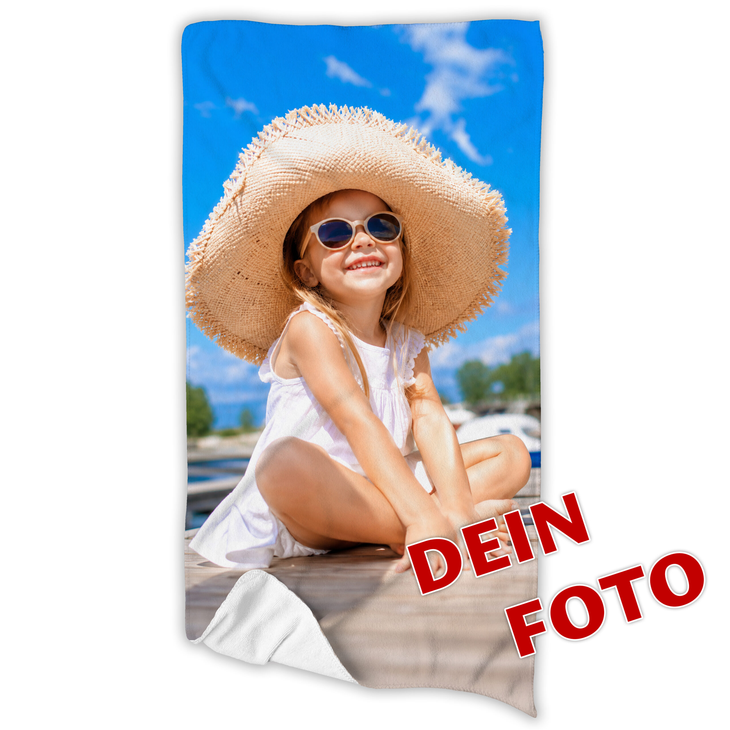 Badetuch mit Foto personalisiert bedruckt