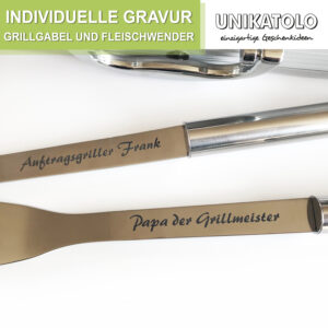 Grillbesteck Gravur