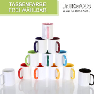 Tassenfarbe für Foto Tasse