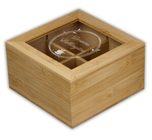 Personalisierte Teebox mit Name