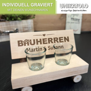 Schnapsbank Bauherren mit Namen