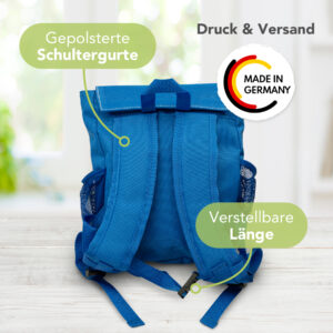 Kindergartenrucksack blau