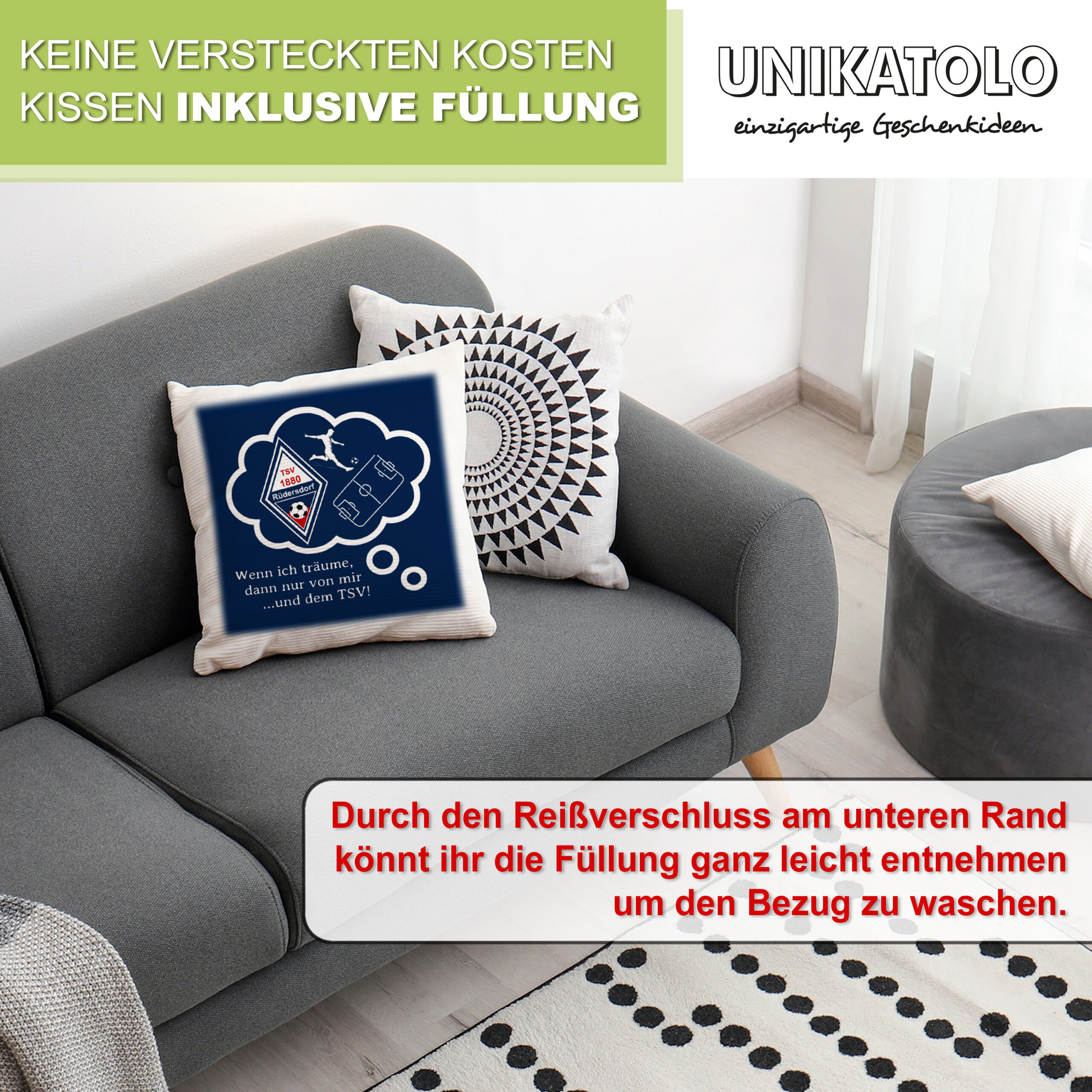 TSV 1880 Rüdersdorf Kissen | Traum TSV 1880 Rüdersdorf Kissen | Traum