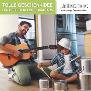 Unikatolo Schneidebrett E-Gitarre personalisiert mit Name