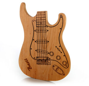Unikatolo Schneidebrett E-Gitarre personalisiert mit Name