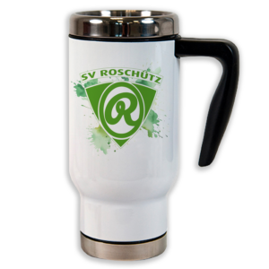 SV Roschütz Thermobecher mit Logo und Name | Motiv 1