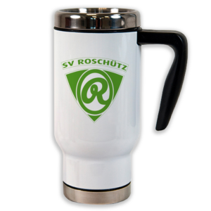 SV Roschütz Thermobecher mit Logo und Name | Motiv 2