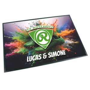 SV Roschütz Fußmatte mit Logo und Name personalisiert