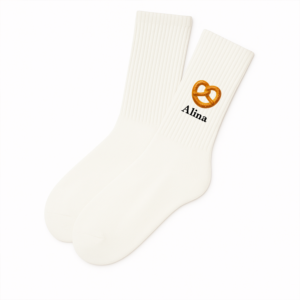 Oktoberfest-Socken mit Name personalisiert | Brezn