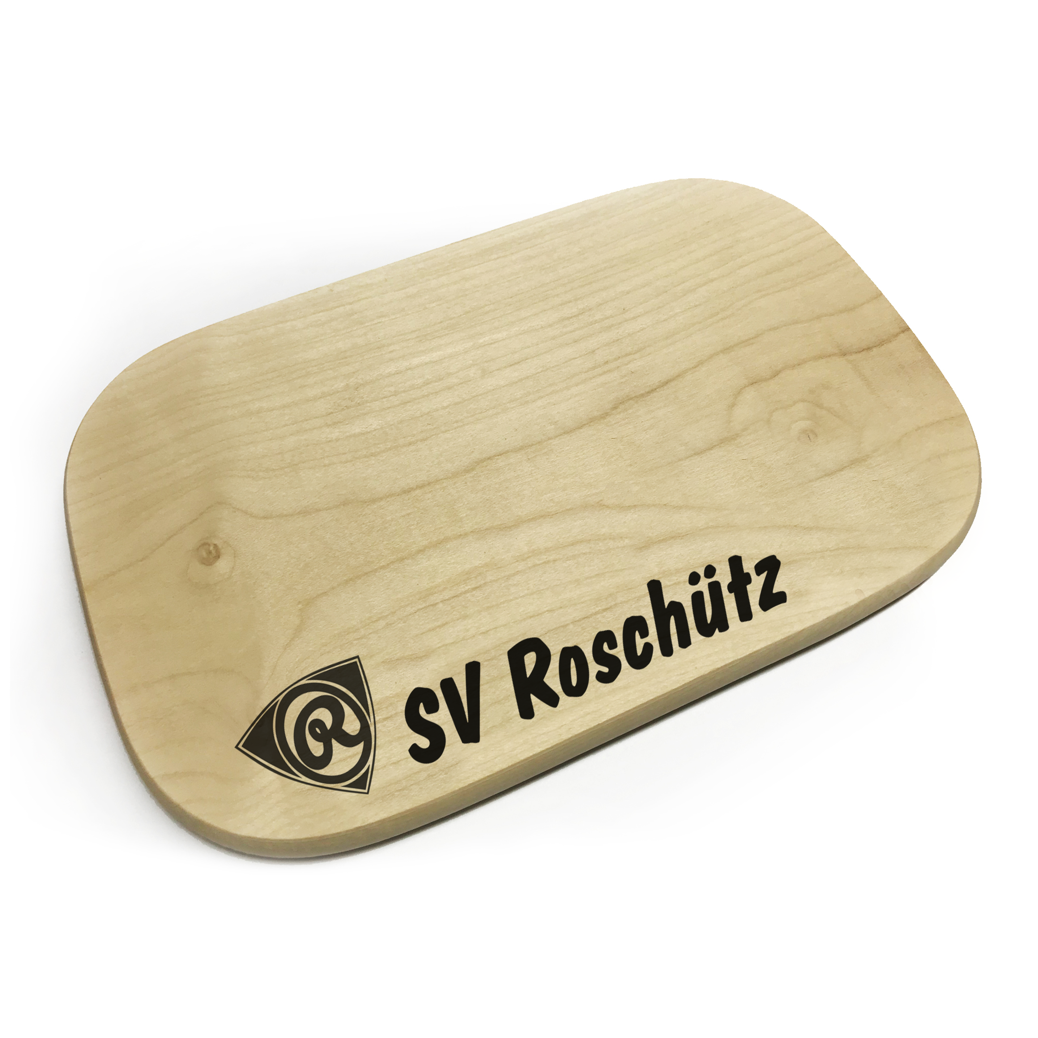 SV Roschütz Frühstücksbrettchen mit Gravur | Logo