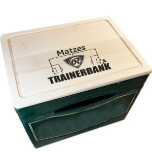 SV Roschütz Bierkastenbrett Trainerbank personalisiert