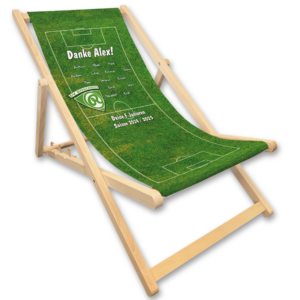 SV Roschütz Liegestuhl Trainer-Dankeschön