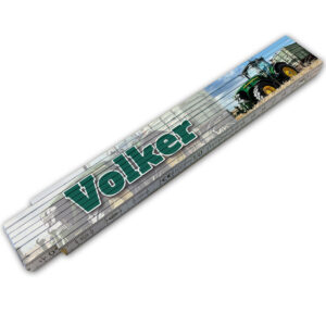 Unikatolo Zollstock Kaffee mit Name personalisiert
