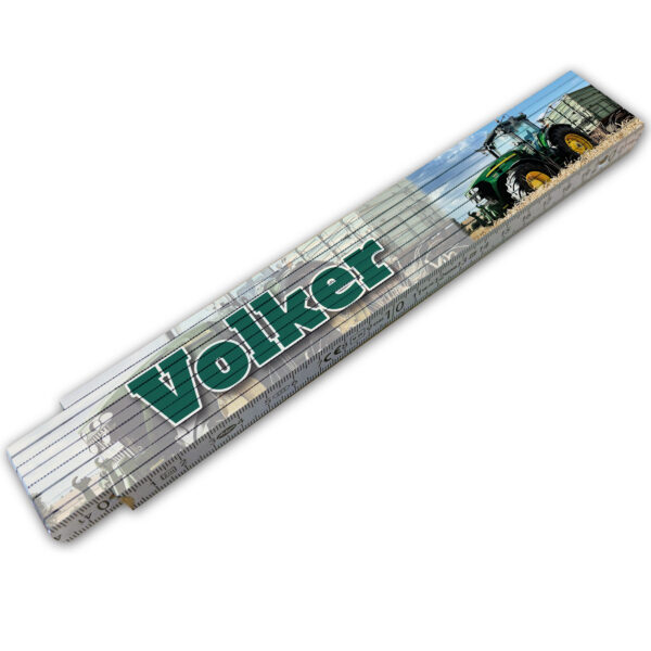Unikatolo Zollstock Kaffee mit Name personalisiert
