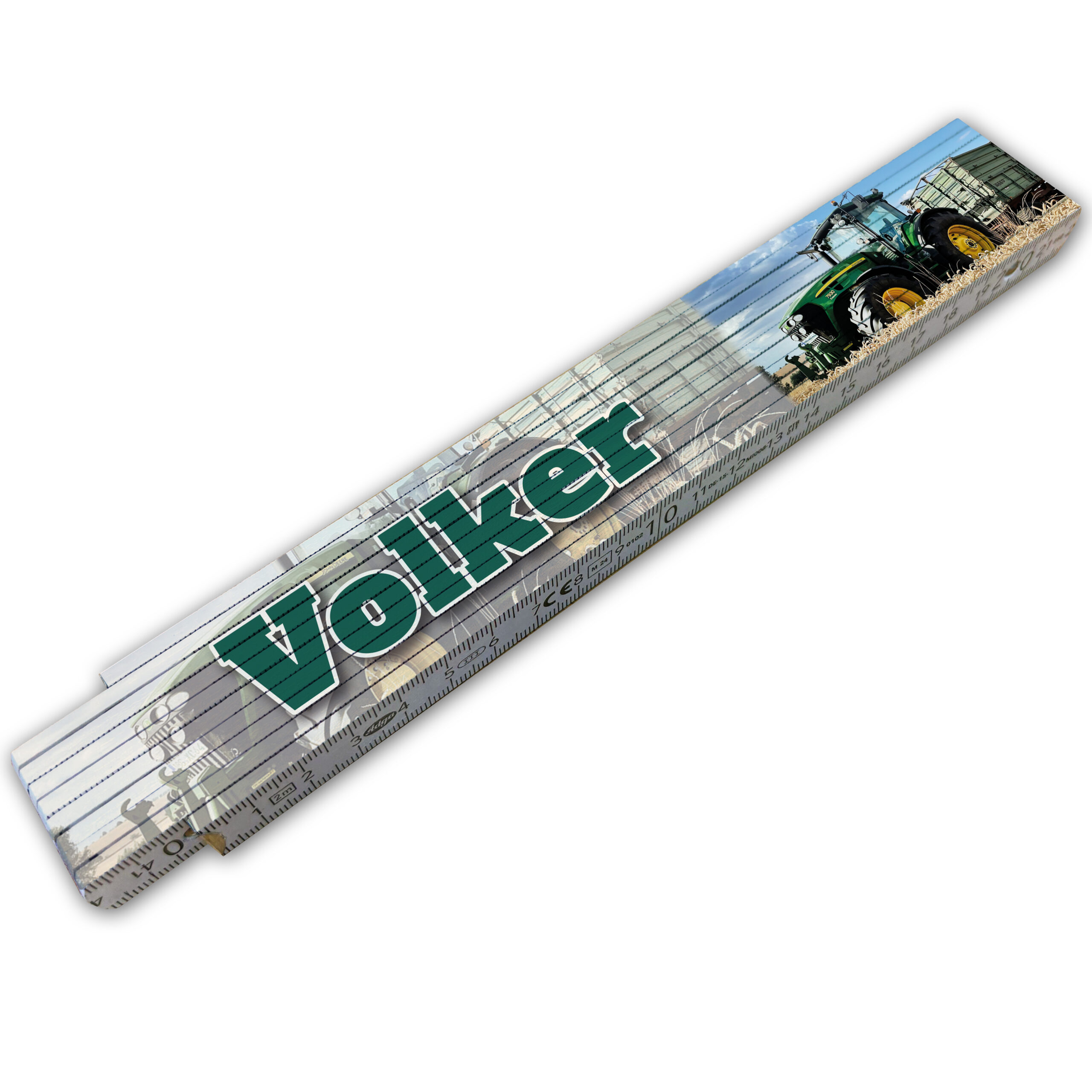 Unikatolo Zollstock Kaffee mit Name personalisiert