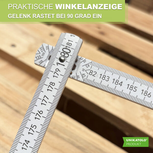 Unikatolo Zollstock mit Name oder Logo bedruckt