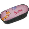 Unikatolo Federmäppchen Fuchs mit Name personalisiert | rosa