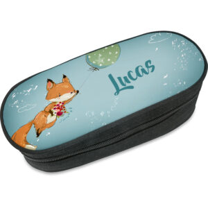 Unikatolo Federmäppchen Fuchs mit Name personalisiert