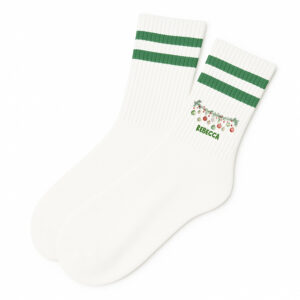 Weihnachtssocken mit Kugeln und Name bedruckt | Erwachsene