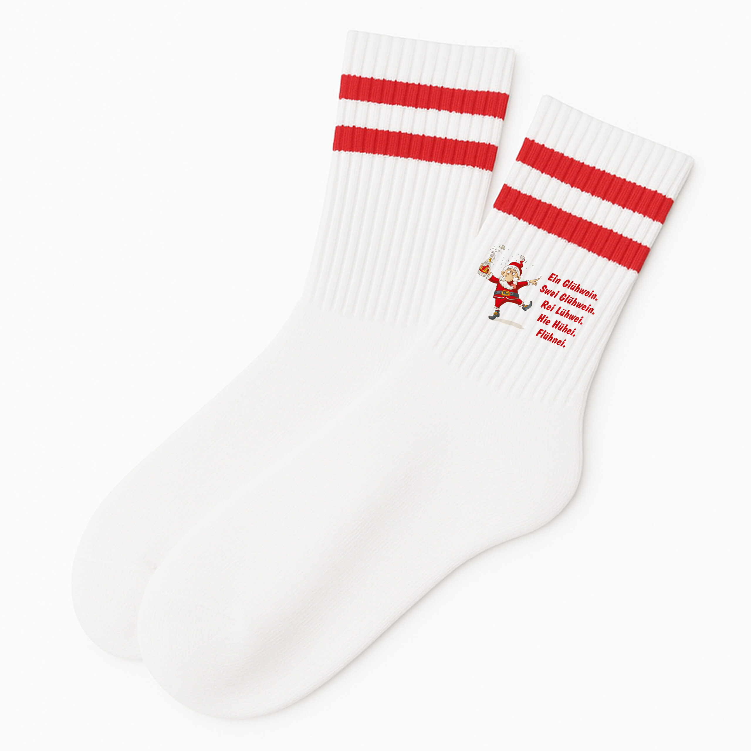 Weihnachtssocken Glühwein mit Name | Erwachsene