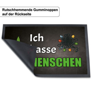 Unikatolo Fußmatte Ich hasse Menschen