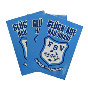 FSV Ronneburg Aufkleber "Glück auf Hau drauf"