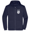 Sweat-Jacke KVP dunkelblau bedruckt