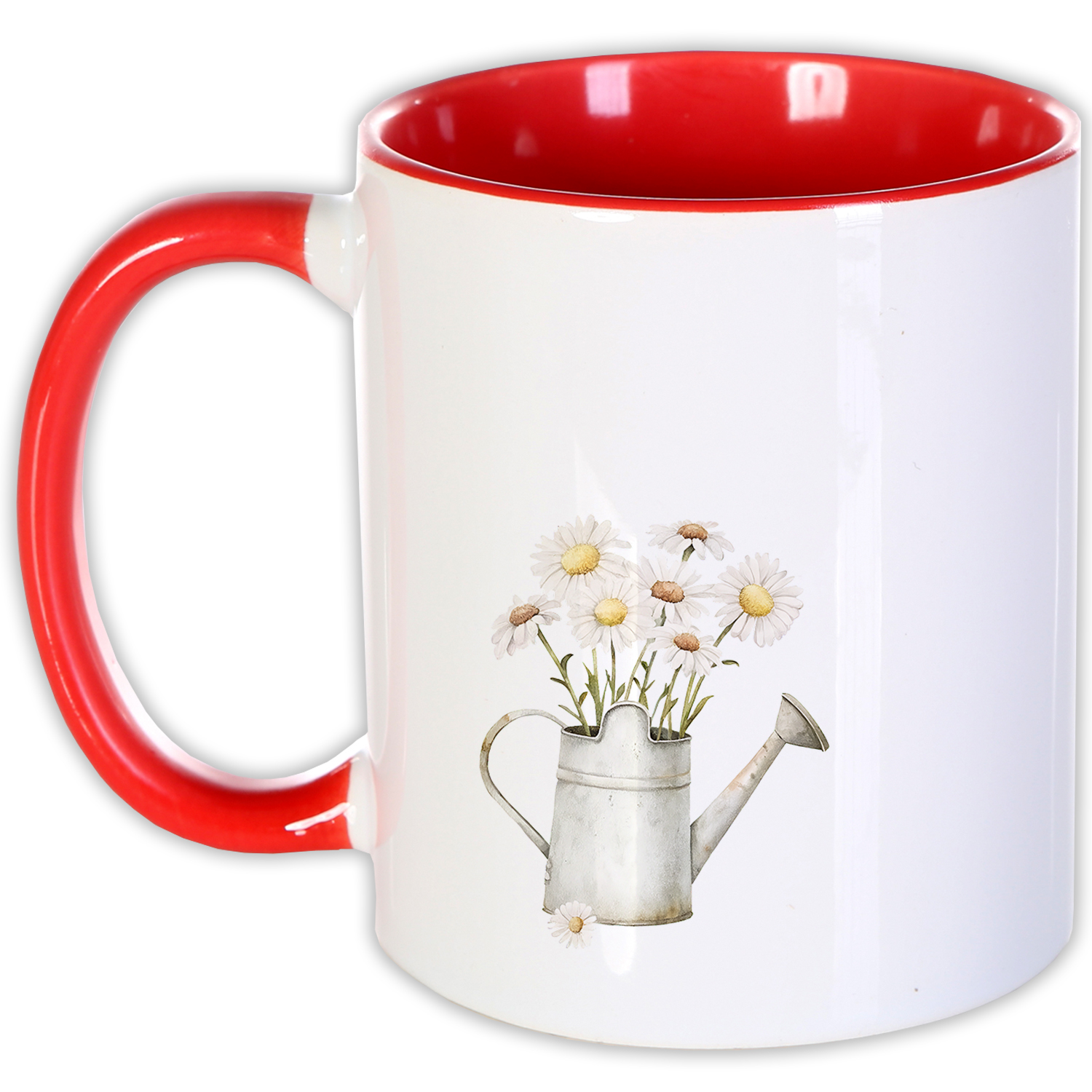 Unikatolo Kindertasse mit Name personalisiert Reh in Rot