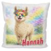 Unikatolo Kissen mit Alpaka und Name personalisiert