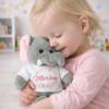 Unikatolo personalisiertes Kuscheltier Elefant mit Name