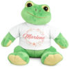 Unikatolo personalisiertes Kuscheltier Frosch mit Name
