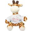 Unikatolo personalisiertes Kuscheltier Giraffe mit Name Unikatolo personalisiertes Kuscheltier Giraffe mit Name