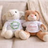 Unikatolo personalisiertes Kuscheltier Hase mit Name