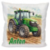 Unikatolo Kissen mit Traktor und Name personalisiert