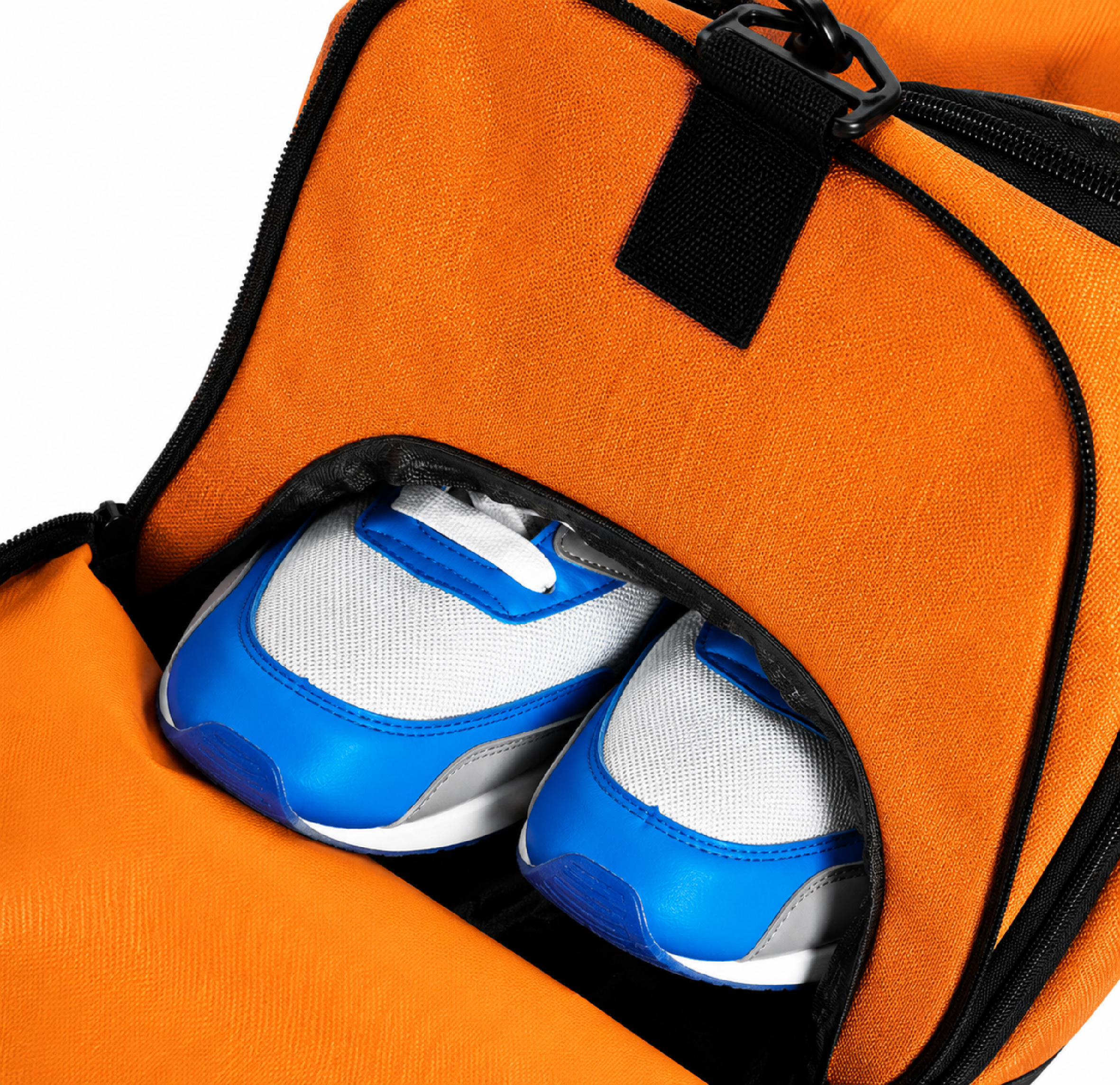 Sporttasche mit Name personalisiert Kinder & Erwachsene ORANGE
