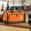 Sporttasche mit Name personalisiert Kinder & Erwachsene ORANGE
