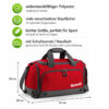 Unikatolo Sporttasche mit Name personalisiert für Kinder & Erwachsene ROT Unikatolo Sporttasche mit Name personalisiert für Kinder & Erwachsene ROT
