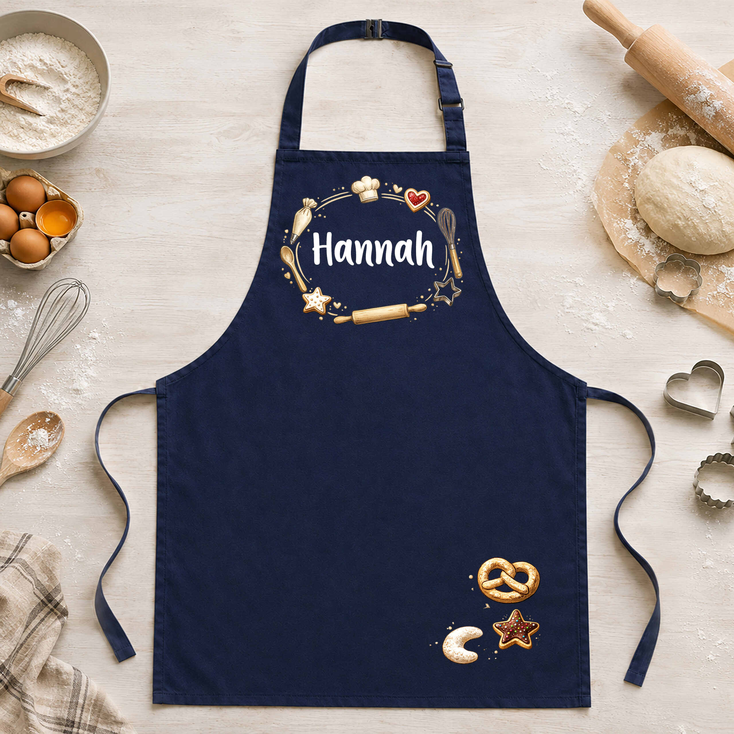 Kinderschürze personalisiert mit Name BACKEN | NAVY Kinderschürze personalisiert mit Name BACKEN | NAVY