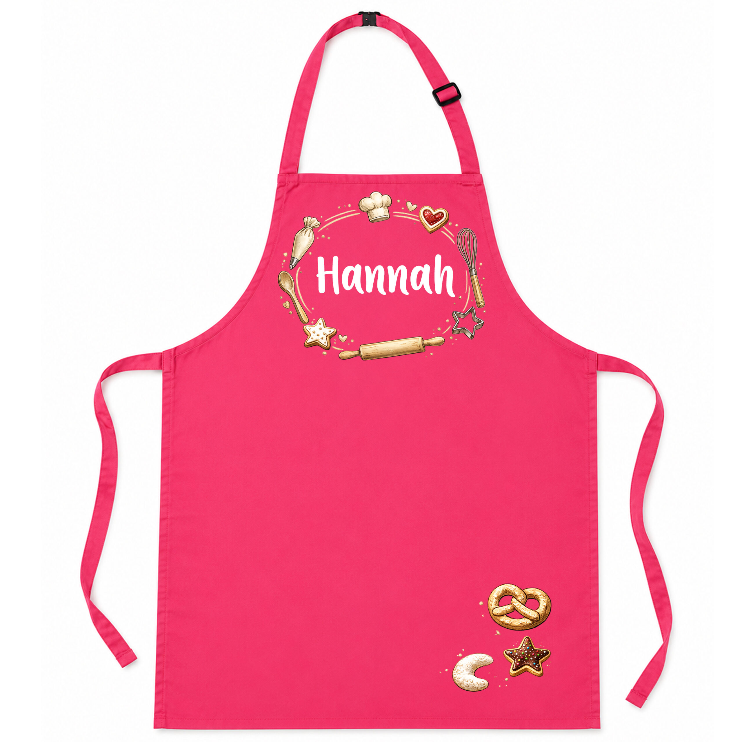 Kinderschürze personalisiert mit Name BACKEN | PINK Kinderschürze personalisiert mit Name BACKEN | PINK