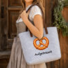 Unikatolo Filztasche Bretzel Shopper grau