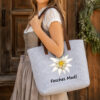 Unikatolo Filztasche Edelweiß blau Shopper grau Unikatolo Filztasche Edelweiß blau Shopper grau