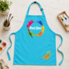 Kinderschürze personalisiert mit Name Farbkleckse Hellblau Kinderschürze personalisiert mit Name Farbkleckse Hellblau