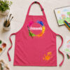 Unikatolo Kinderschürze personalisiert mit Name Farbkleckse PINK Unikatolo Kinderschürze personalisiert mit Name Farbkleckse PINK