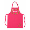 Kinderschürze personalisiert mit Name Schulgarten| PINK Kinderschürze personalisiert mit Name Schulgarten| PINK