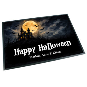 Unikatolo Fußmatte Halloween 2 mit Name personalisiert